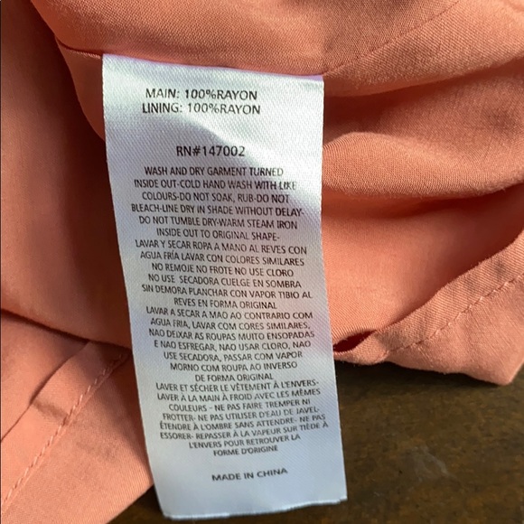 Jetset Diaries Desert Rose Mini Dress in Salmon. - Picture 9 of 11